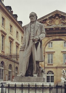 Statue of Claude Bernard outside the College de France by R. Coudegues